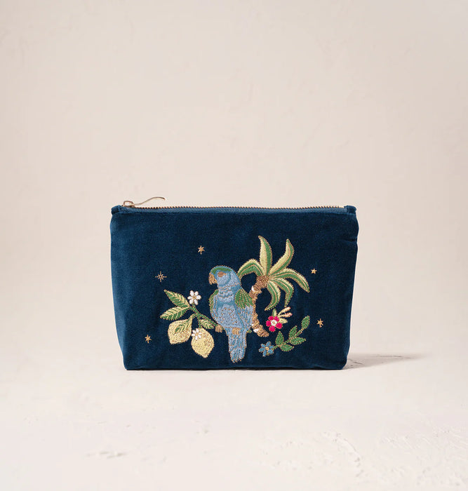 Elizabeth Scarlett Tropical Parrot Mini Pouch