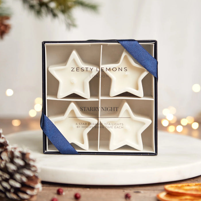 Star Tea Lights (Box of 4)