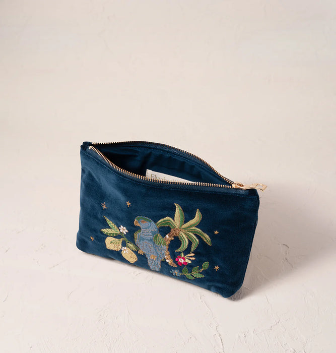 Elizabeth Scarlett Tropical Parrot Mini Pouch