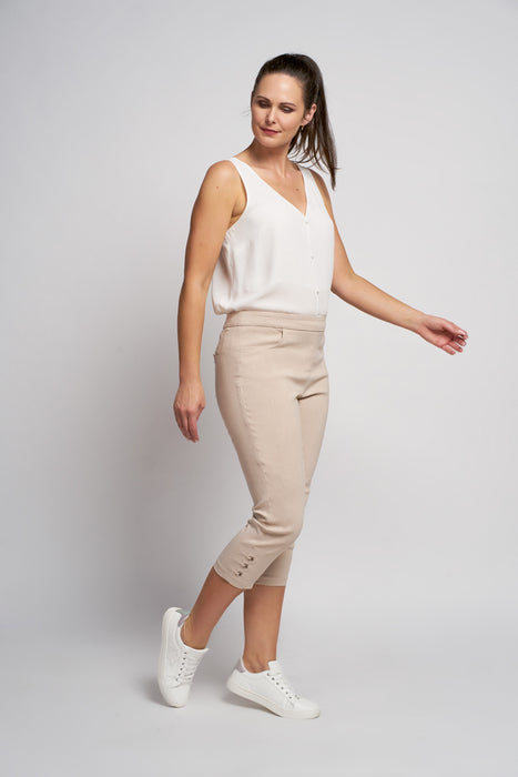 Pinns Crop Trousers with Eyelet detail