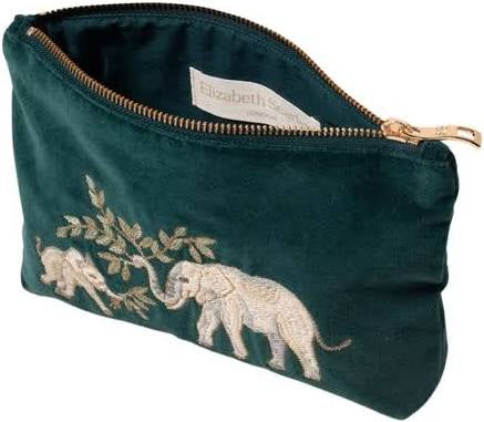 Elizabeth Scarlett Elephant Herd Mini Pouch