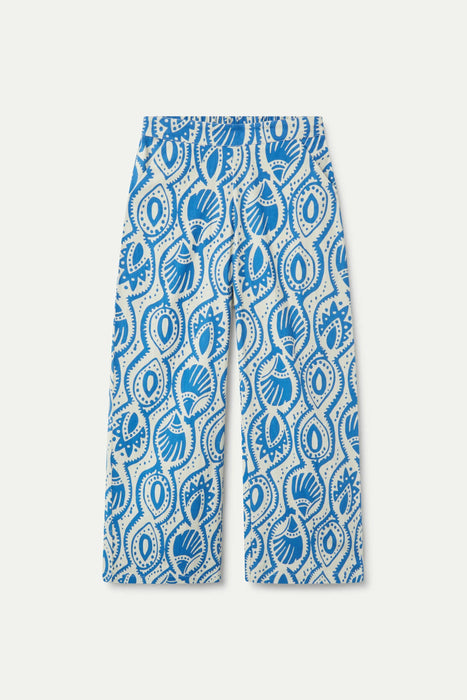 Aquaria printed straight trousers