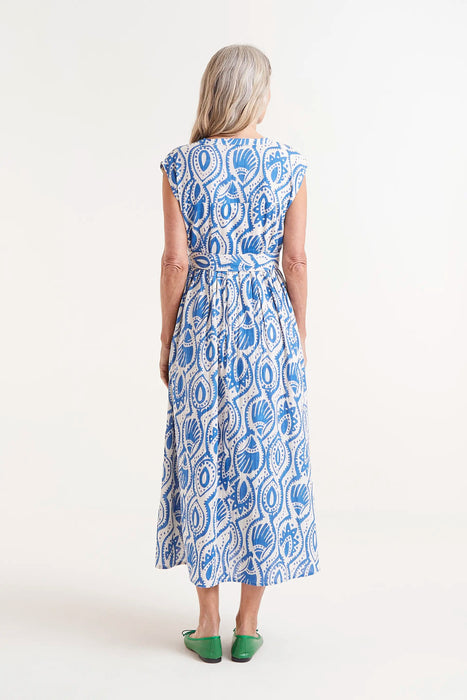 Aquaria printed midi dress