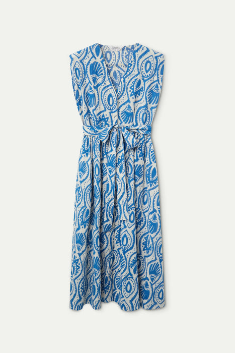 Aquaria printed midi dress