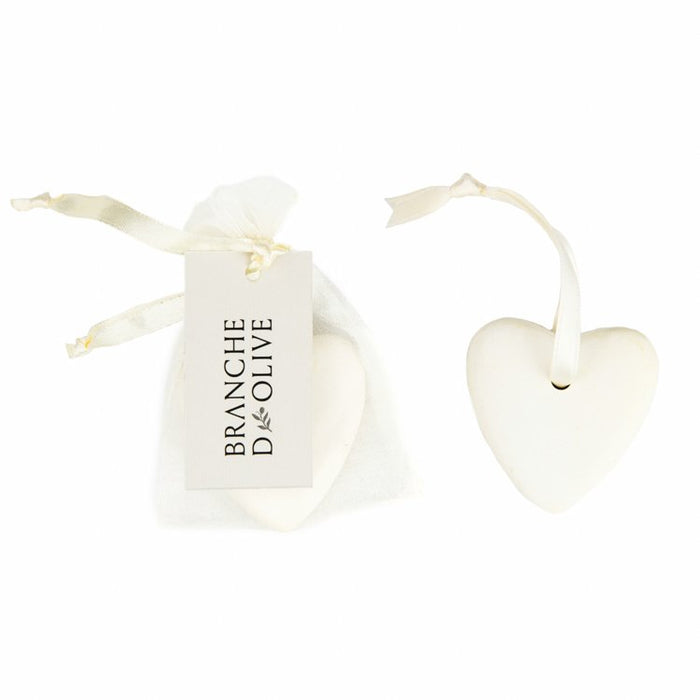 Branched Olive Scented Ceramic Heart