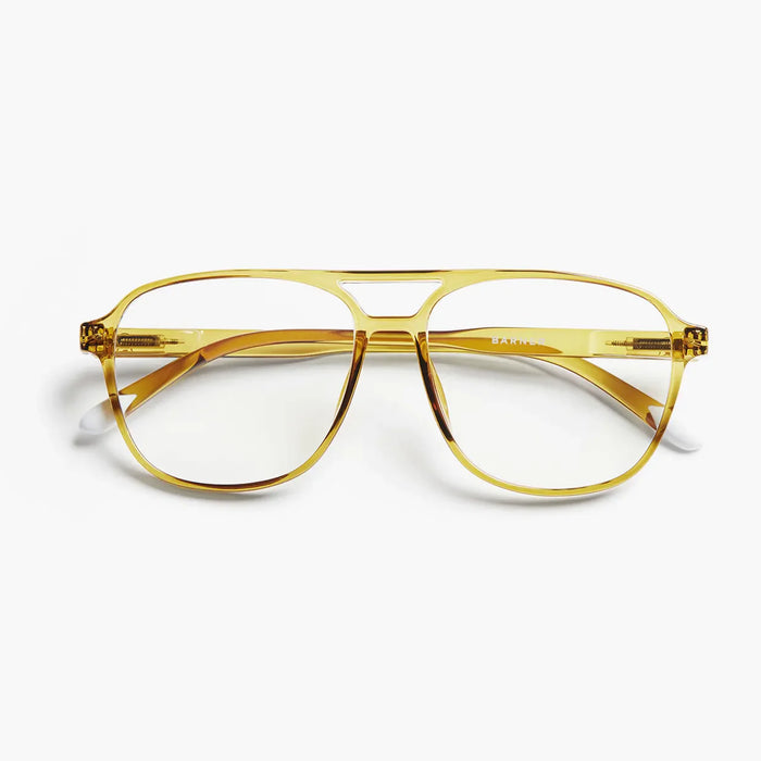 Barner Brad Glossy Ecru Olive Blue Light Glasses