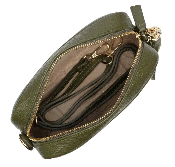 Crossbody Tassel Bag - Olive