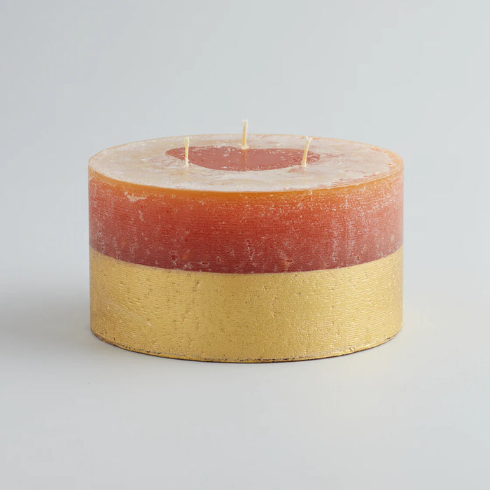 Orange & Cinnamon, Gold Dipped Multiwick Candle