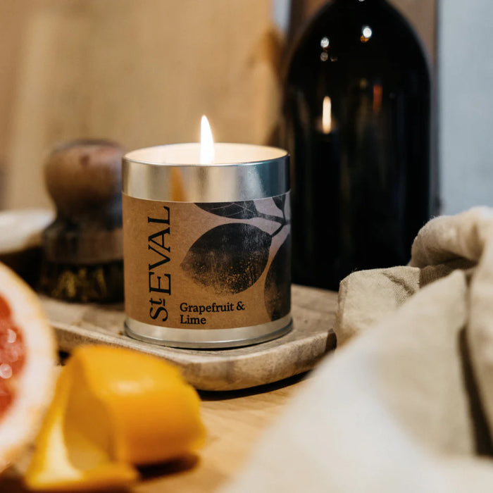 Grapefruit & Lime Scented Tin Candle