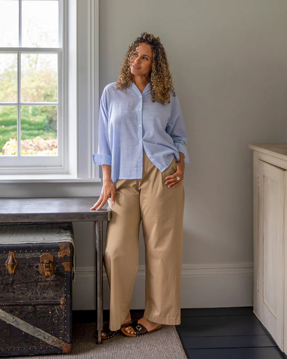 Chalk Heidi Blue Stripe Shirt