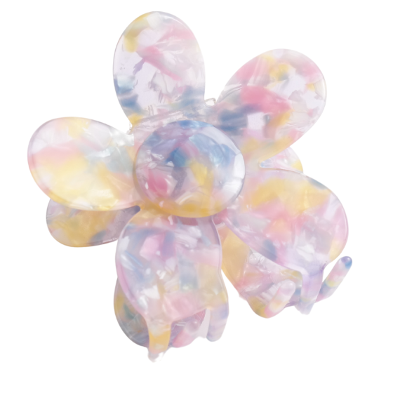 Pastel Flower Hair Claw Clip