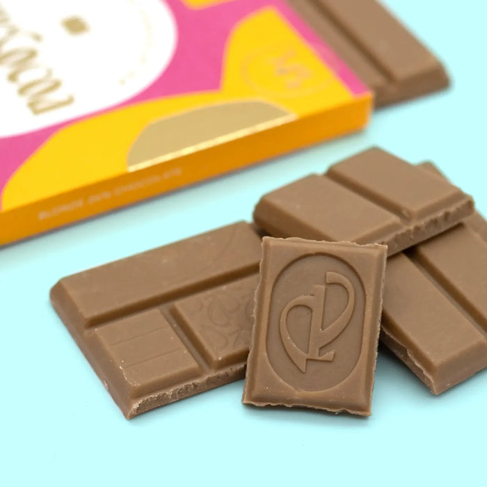 Love cocoa blonde chocolate bar