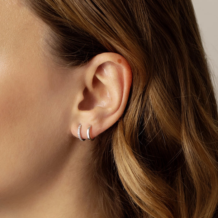 Double Hoop Illusion Earrings