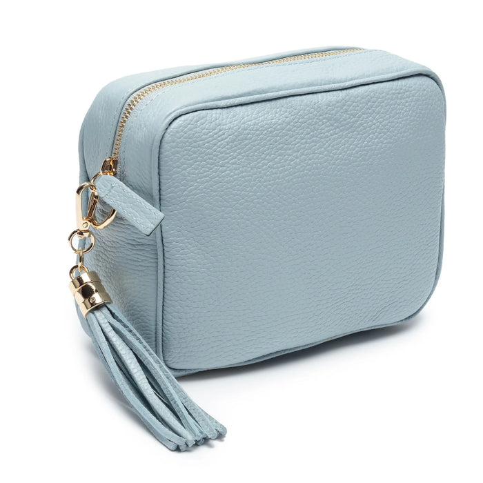 Crossbody Tassel Bag - Powder Blue