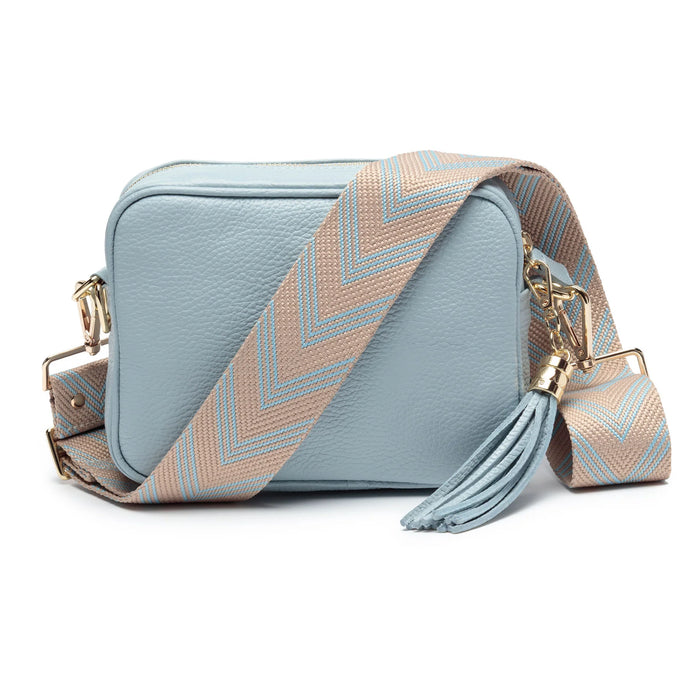 Crossbody Tassel Bag - Powder Blue