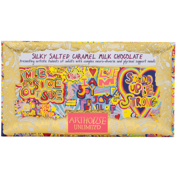 Full of Joy, Silky Salted Caramel Milk Chocolate Bar