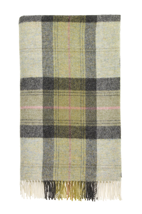 Skye Design Shetland Wool Throw - Green