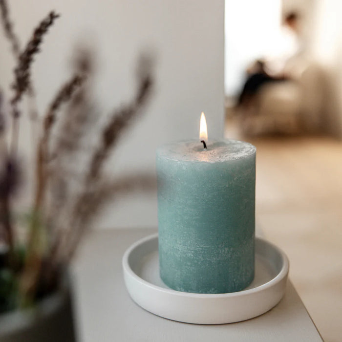 Tranquillity Fragranced Coloured Pillar