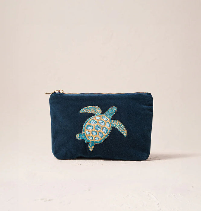 Elizabeth Scarlett Turtle Conservation Mini Pouch