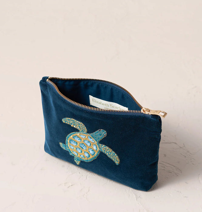 Elizabeth Scarlett Turtle Conservation Mini Pouch