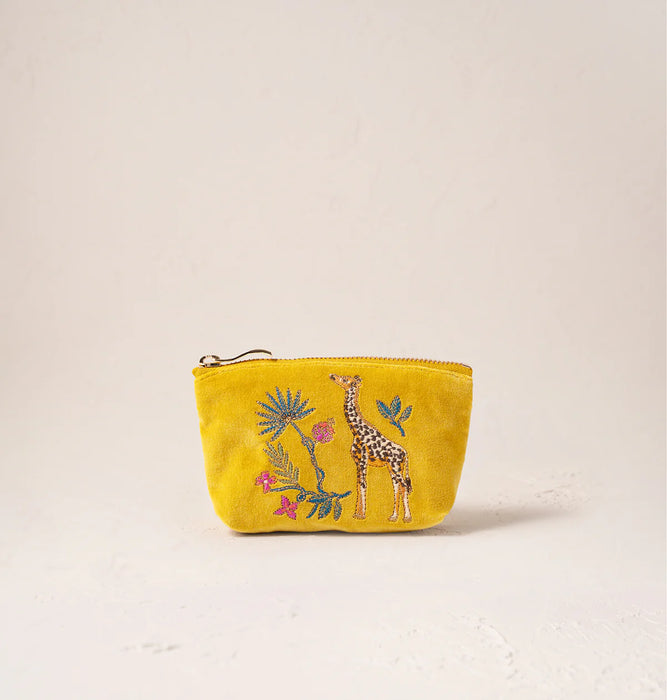 Wild Giraffe Palm Coin Purse