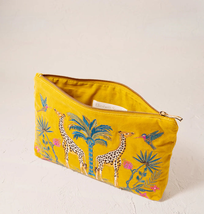 Wild Giraffe Palm Mini Pouch